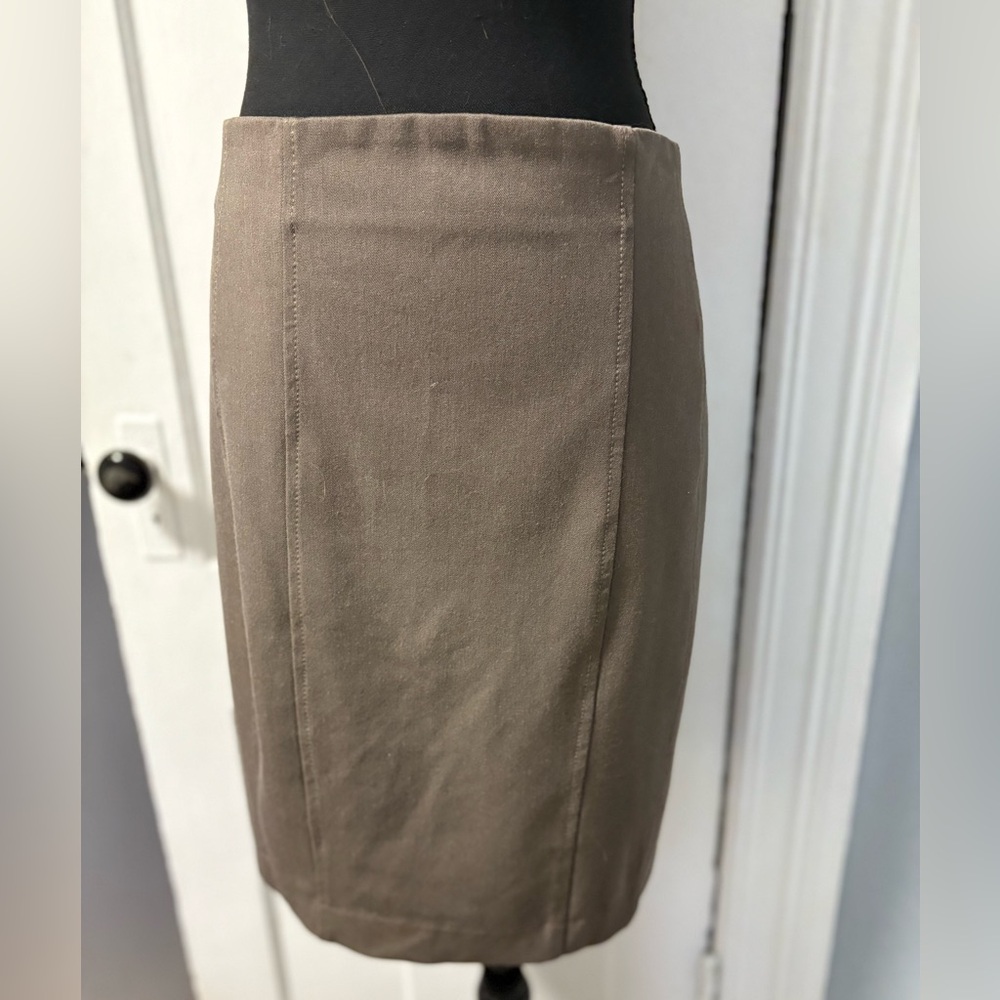 Express Tan Pencil Skirt